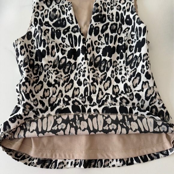 Ann Taylor Leopard Print Sleeveless Top, Size 0 - Picture 5 of 8